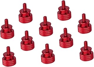 UKCOCO 10pcs Chassis Thumb Screws Computer Screws Computer Case Screws PC Screws Knurled Thumbscrews Computer Supply Computer Accessory Computer Chassis Screw Aluminum Alloy Accessories