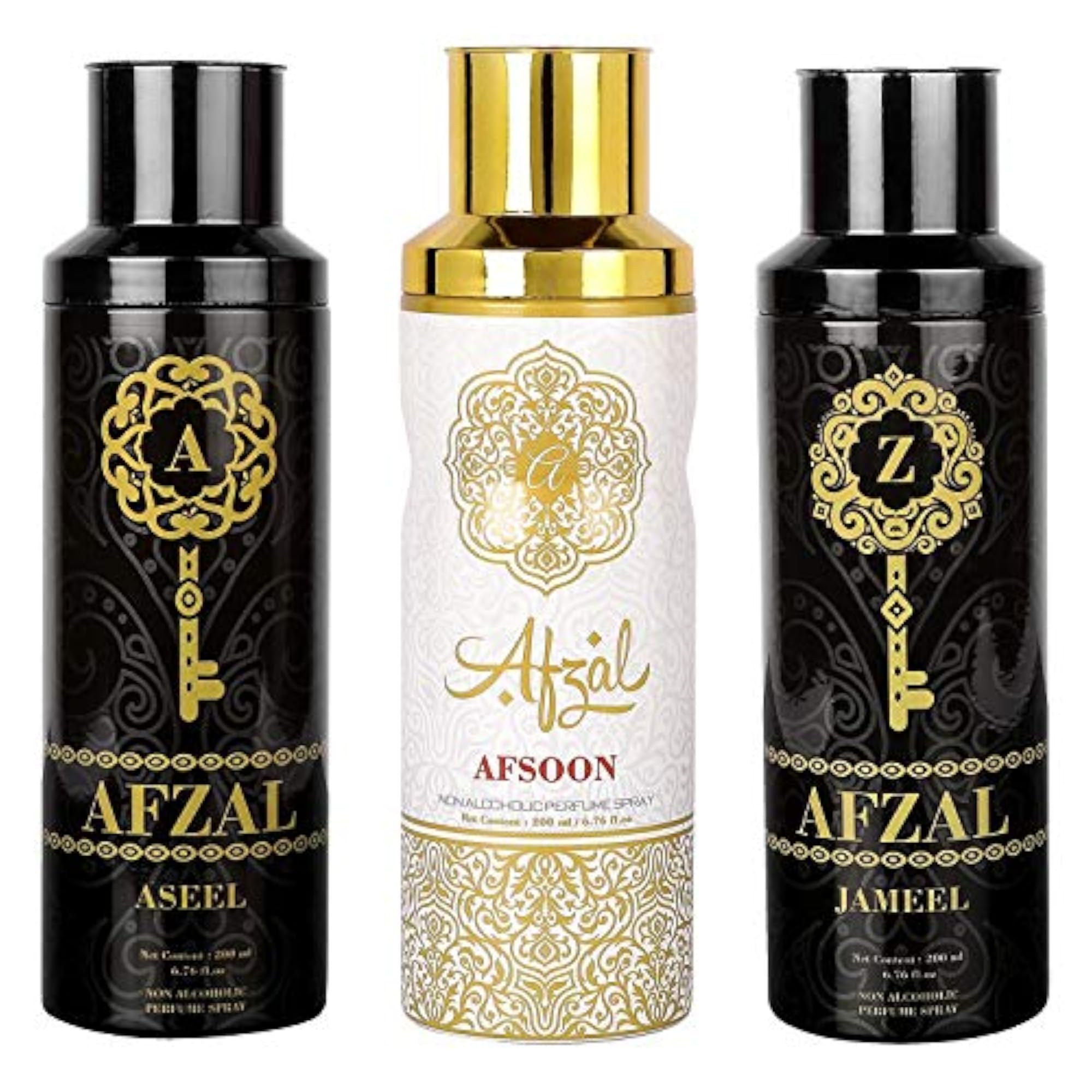 Premium Deodorant Combo Pack of 3 Aseel, Afsoon & Jameel