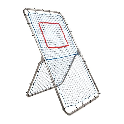 Champion Sports BN4272 Rebound Pitchback Net, Adjustable Training Practice Rebounder Bounceback Screen