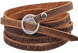 Lederarmband Leder Surferarmband Herren Leder auch für Damen als Wickelarmband