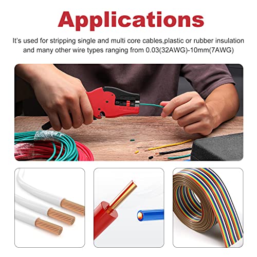 Delgada Wire Strippers With Insulation Wire Stripping Tools And Wire Stripper Tool From 0.03-10Mm²/Awg32-7 #TOP5