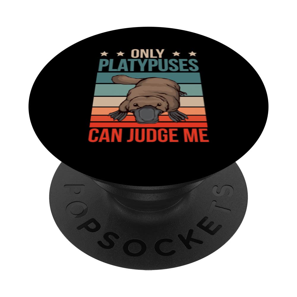 Platypuses Can Judge Me Duckmole Platypus PopSockets Swappable PopGrip