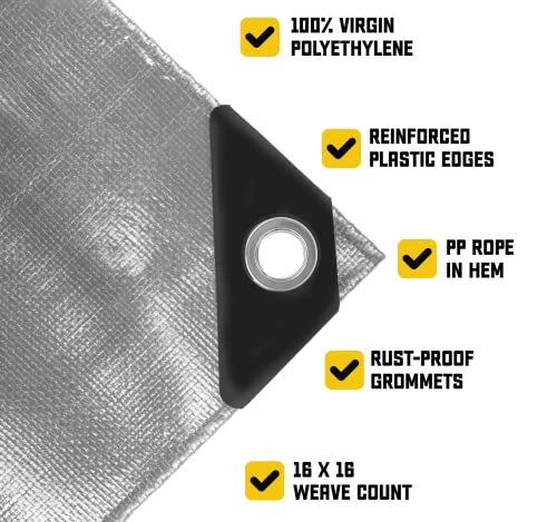 Core Tarps CT-701-20X30 Extreme Heavy Duty 20 Mil Tarp Cover thumb #3