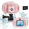 Agoigo Kids Waterproof Camera Toys for 3-12 Year Old Boys Girls Christmas Birthday Gifts Children’s HD Video Digital…