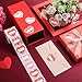 MixTeach 600Pcs Heart Tag Stickers 2 Inch Heart-Shaped Sticky Notes Pink Red to & from Present Name Tag Self-Adhesive Stickers Labels for Envelopes Seal Cards Wedding Birthdays Party Favors