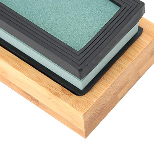 Utensílios de cozinha, acessório de cozinha durável de dupla face, pedra de amolar, grão 400 1000 pa