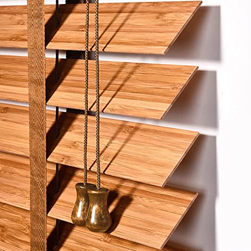 Persianas horizontales de madera de 50 mm personalizables para ventanas de interior 3
