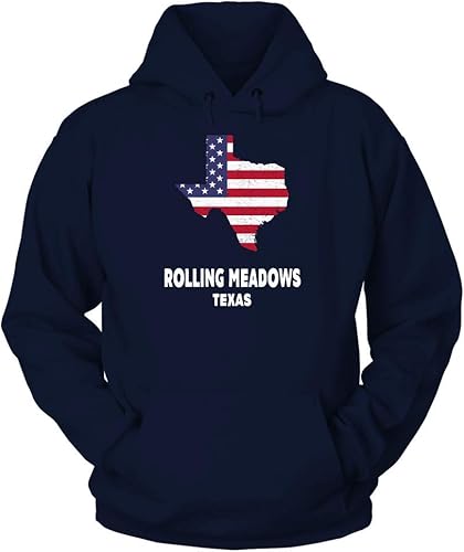 Texas American Flag Rolling Meadows USA Patriotic Souvenir