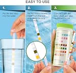 AAwipes Aquarium Ammonia Test Strips 8-in-1 |100 Strips | Quick & Accurate Water Testing for Freshwater & Saltwater Tanks -Test pH, Carbonate, Alkalinity, Hardness, Chlorine, Nitrite, etc. (K02-100)