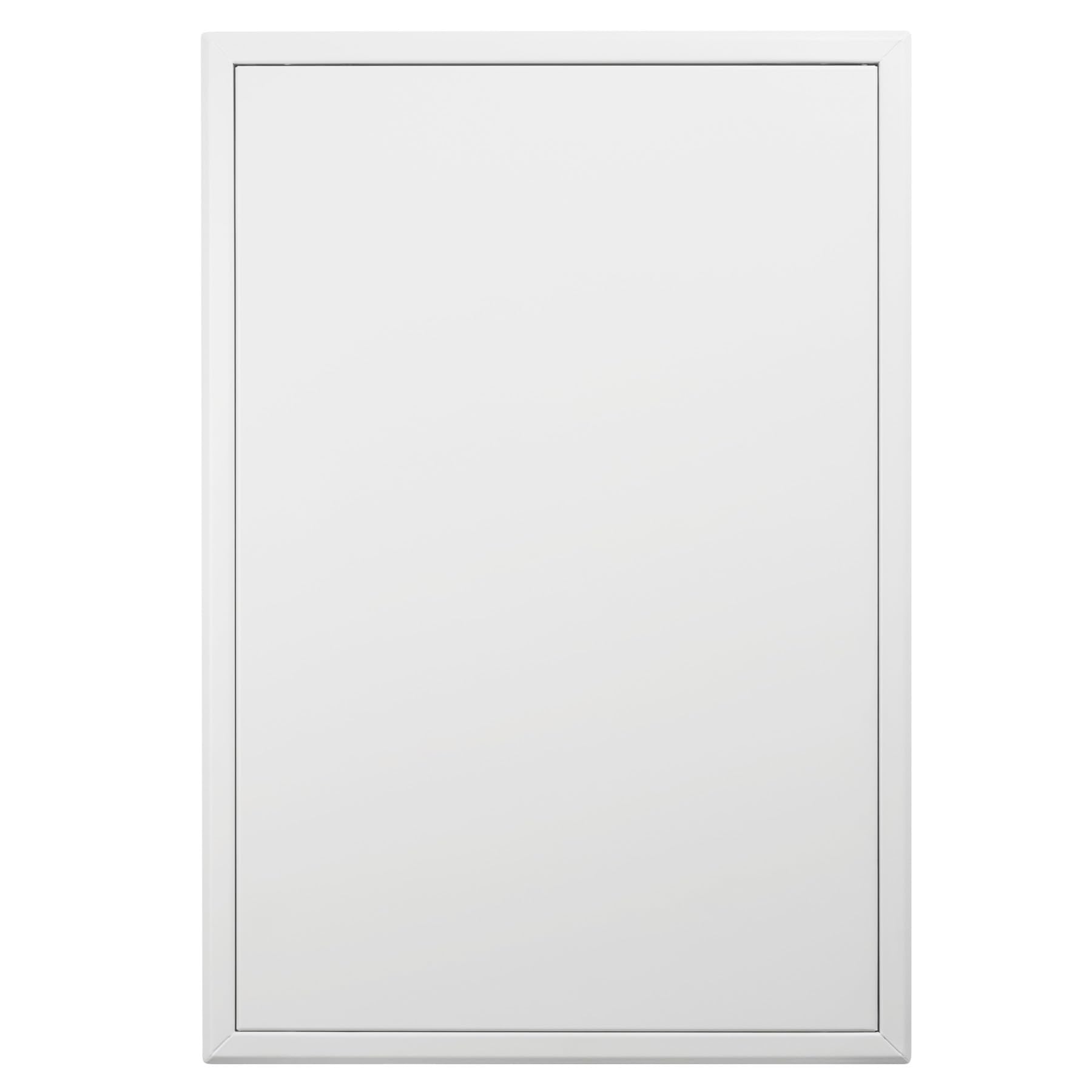 Revisionsklappe 40x60 cm Stahl - 1 mm starke Ausführung mit Federschnappverschluss - weiß - MW multi werkzeug