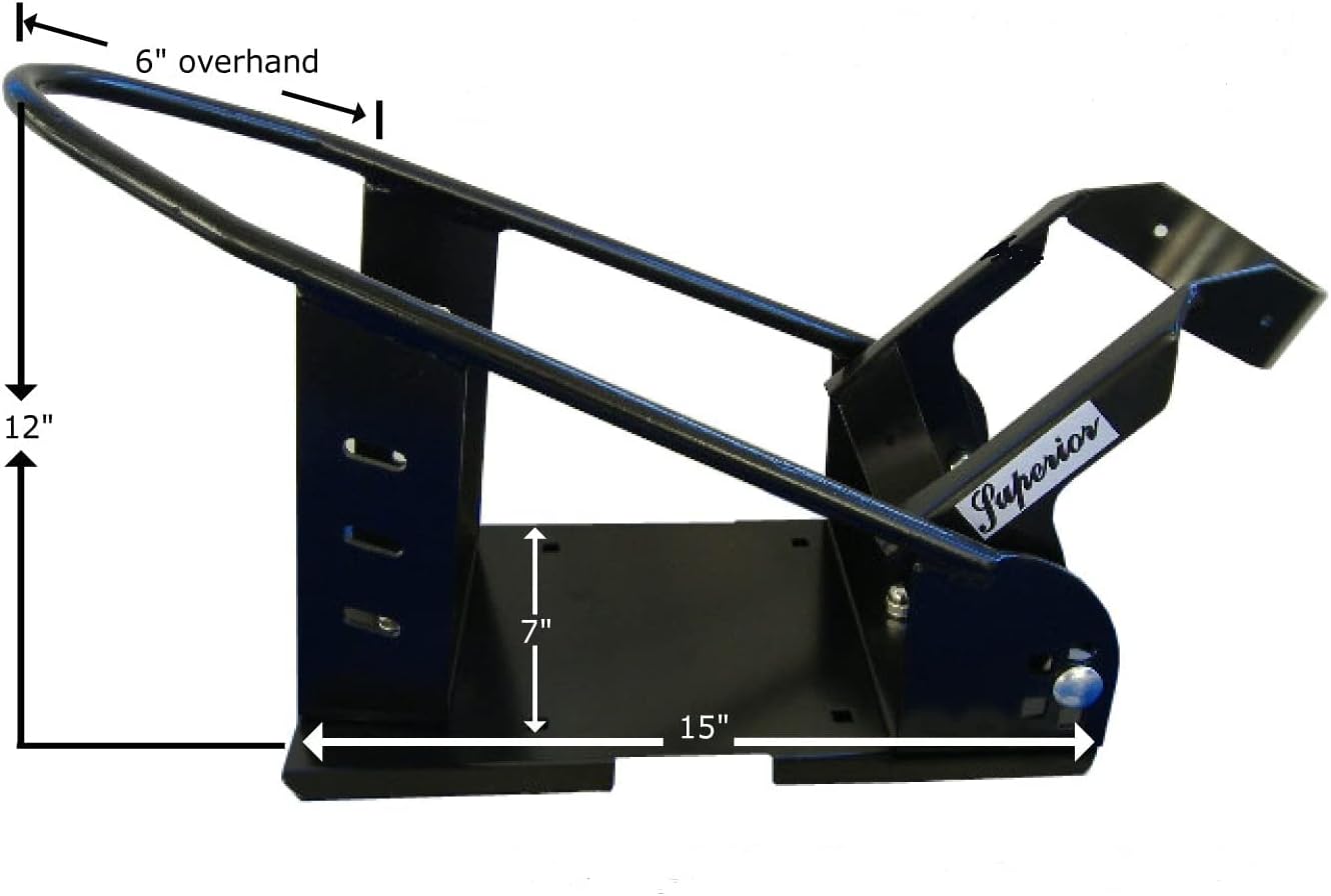 Removable Motorcycle Self Locking Steel Wheel Chock , Quick Release Compatible to BIke Pro