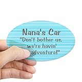 CafePress Nana's Car Oval Sticker Oval Bumper Sticker, Euro Oval Car Decal