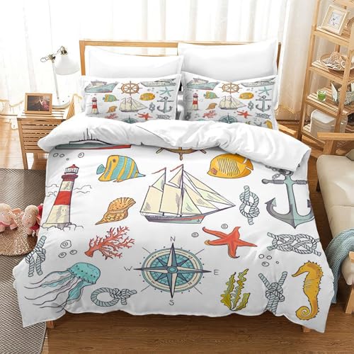 Housse de couette loup 3D King 220x240 cm en microfibre avec parure de lit