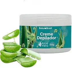 Creme depilador com Aloe Vera Botica Brasil 250g