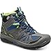 Merrell Capra Mid Waterproof Hiking Boot (Toddler/Little Kid/Big Kid), Grey/Blue, 6 M US Big Kid