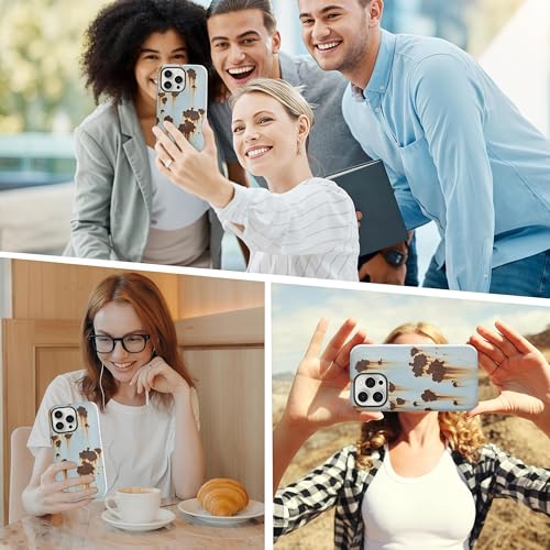 Coque iPhone 14 Pro Max antichoc hybride 2 couches protection - Rouille Industrielle
