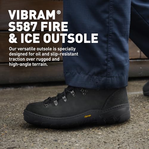 Danner 8" Wildland Tactical Firefighter Boots for Men & Women - Fire-Resistant Leather, EH-Rated, with Oil- and Slip-Resistant Outsole, Made in USA4