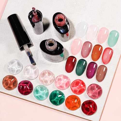 Set 12 Esmaltes Gel Jelly Gel Polish miniatura 5