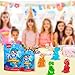 Amos 4D Dinosaur Gummy Candy, Dino Treats for Kids Birthday Party, Dinosaur Themed Snacks, 2.54oz Resealable Bag (Pack of 4)