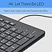 HP 150 Wired Keyboard - Full-Sized, Keyboard with Numeric Keypad - Silent-Touch Chiclet Keyboard - Ergonomic, Comfortable Design - USB Plug-and-Play Connectivity, LED Indicators (664R5AA, Black)