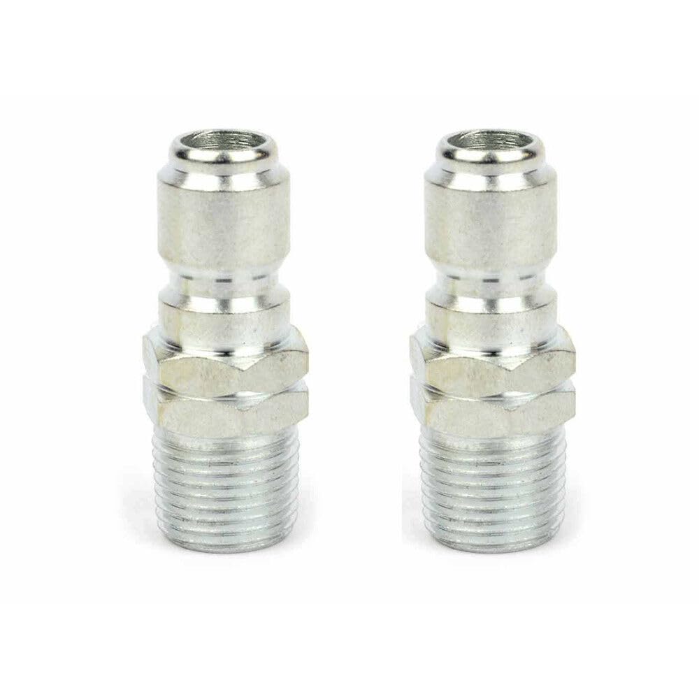 GULUANT 2 Pack Replacement Pressure Washer 3/8 Inch MNPT Steel Plug 5200 PSI for Interstate Pneumatics PW7143