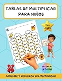 divisiones de dos cifras juegos  Tablas de multiplicar para niños: Aprende y repasa multiplicaciones, para niños de 7 a 10 años. Cuaderno con retos, ejercicios y juegos de matemáticas (Matemáticas divertidas)