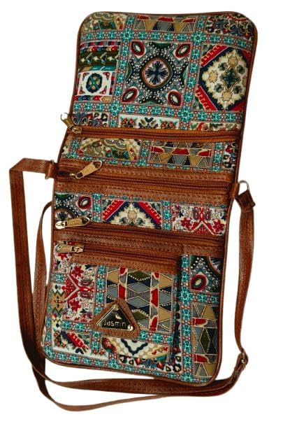 Ethnic Mosaic Print Women's Messenger Bag – Lightweight Everyday Travel Purse (Pack of 1)-image-46
