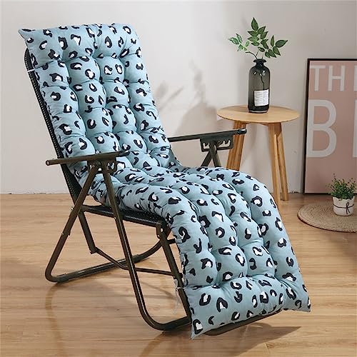 Morbuy Classic Sun Lounger Cushions Bench Chair Cushion Sunbed Cushions for Sun Loungers Thick Garden Recliner Chair Replacement Anti-Slip Cushion (53x150x8cm,Leopard print)