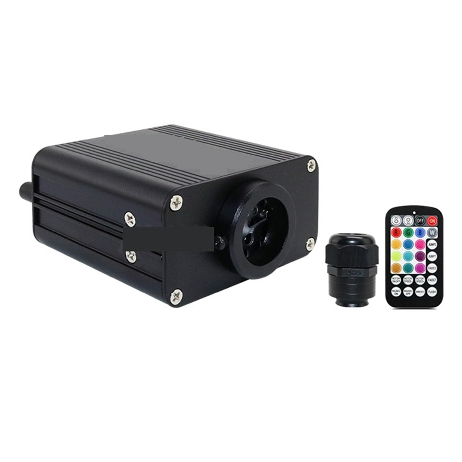 16W Twinkle RGBW Samochód Starry Sky Light Inteligentny Kontroler Muzyczny Na Dach Samochodowy Gwiazda Sufit Auto Wnętrze Samochodu Led Lampy Światłowodowe(Only Light NO fibers)