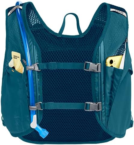 Miniatura 3 de CamelBak Chase Race 4 - Chaleco de hidratación para grava, montaña, ciclismo y ciclismo de resistencia, depósito de 1,5 L, azul marroquí