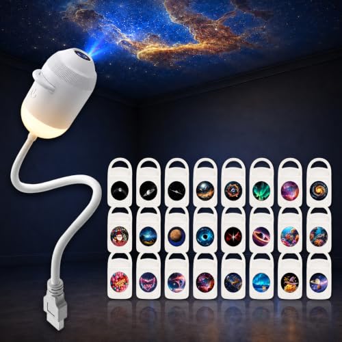 VJY 2-in-1 Galaxy Projector Night Light,Mini Night Light Projector