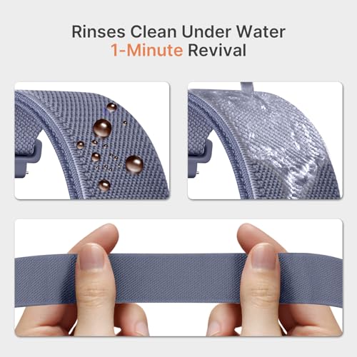 Image of Fullmosa 4-Pack 18mm Water-Resistant Nylon Watch Straps | Compatible with Fossil Q Venture Gen 3 /Q Venture HR Gen 4, Garmin Venu 2S /Venu 3S /Vivoactive 4S and Other 18mm Watches