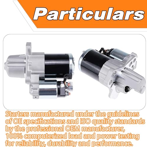 LEVANLIGHT 17986 Starter 12-Teeth, Fit Buick Enclave 2008-2017 Lacrosse 2010-2016, Cadillac XTS 2013-2019, Chevy Equinox 2013-2017 Impala 2012-2020 Malibu 2008-2012, GMC Acadia 2007-2016, OE#12645298 by LEVANLIGHT - Used condition - Image 4