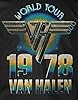 Van Halen T Shirt World Tour 1978 Band Logo Official Mens Black XL #2
