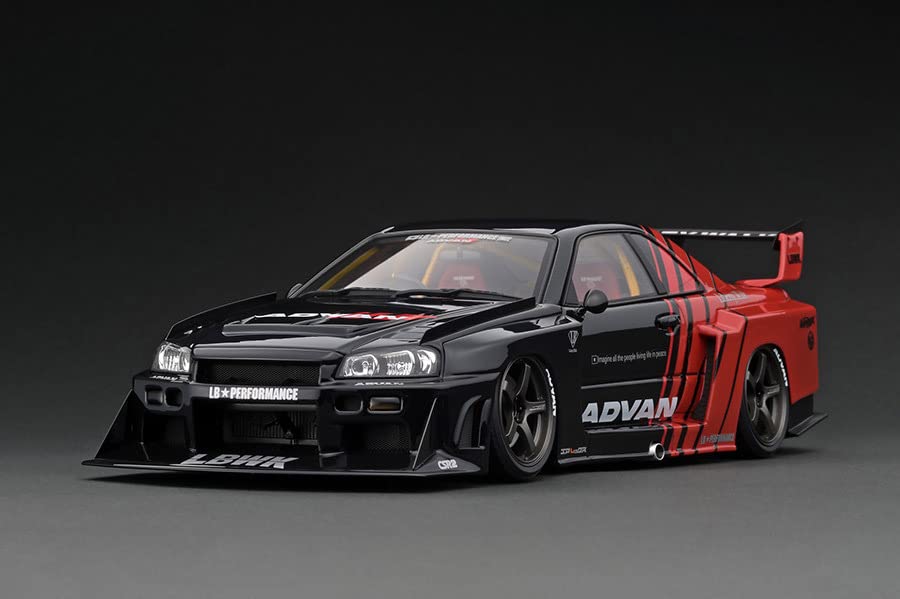 イグニションモデル 1/18 LB-ER34 Super Silhouette Ignition Model 1:18 Nissan Skyline (ER34) LBWK Super