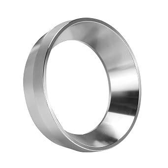 DIBTSA 51mm Espresso Dosing Funnel, Stainless Steel Coffee Dosing Ring Compatible with 51mm Portafilter