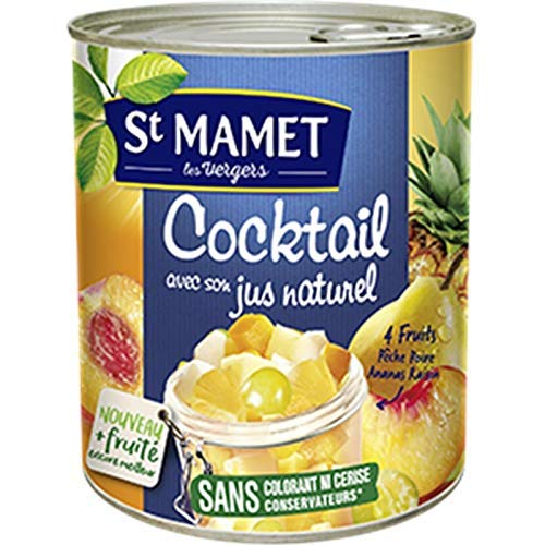 ST MAMET - Cocktail De Fruits Sirop Léger 500G - Lot De 4
