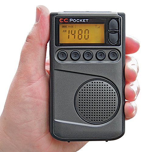 Image of C. Crane CC Pocket AM FM and NOAA Weather Radio with Clock and Sleep Timer (Pack of 3)