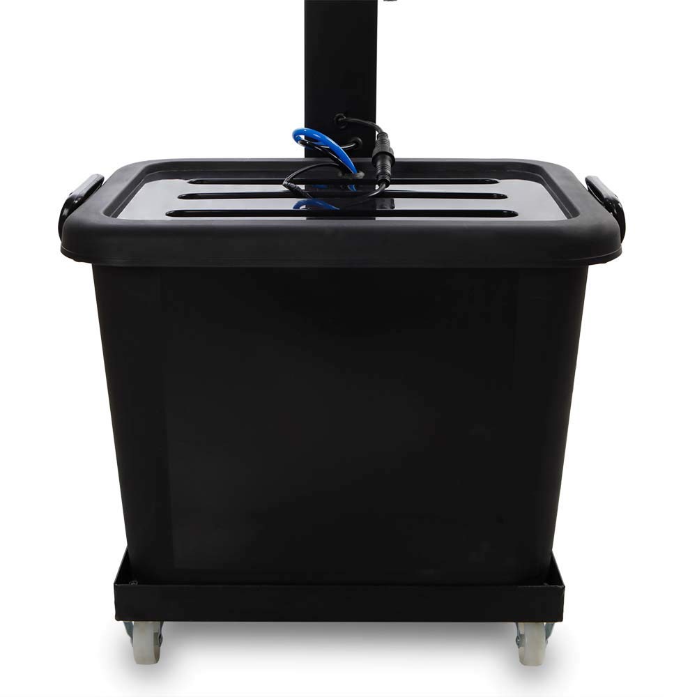 Orbegozo Ventilador de Pie Industrial humidificador SFA 8100, 250W. Oscilante. 65 cm de diámetro, base con Ruedas