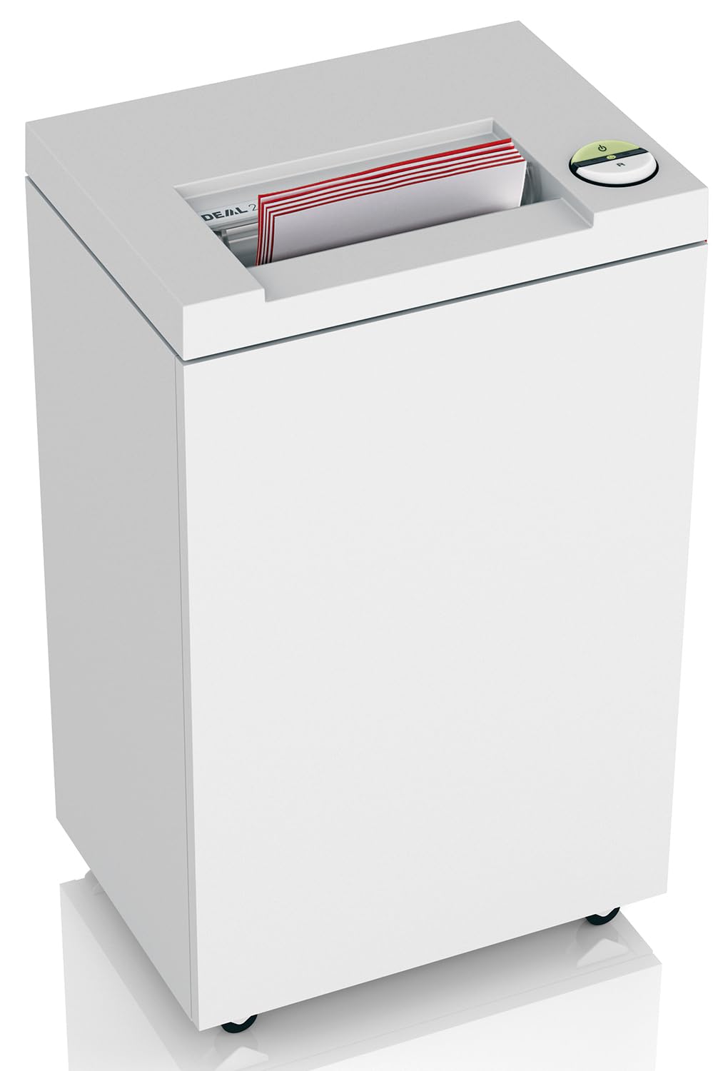 Destructeur de Documents Ideal 2465, Niveau de sécurité P-4, Coupe croisée/particule 4 x 40 mm, capacité de 15 Feuilles, Corbeille de 35 l, détruit également Les Cartes de crédit