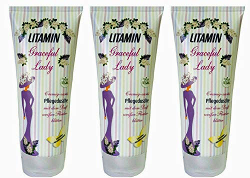 3x Litamin Graceful Lady Pflegedusche Cremig zarte,200 ml (3er Pack) Cover