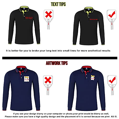 Personalized Men Long Sleev Polo Shirts Customized Casual Slim Fit Collar Shirt Work Shirt3