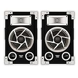 Acoustic Audio GX-400 PA Karaoke DJ Speakers 1200W 2 Way Pair