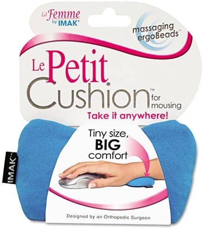 IMAK Ergo Le Petit Mouse Wrist Cushion, 4.25 x 2.5, Teal