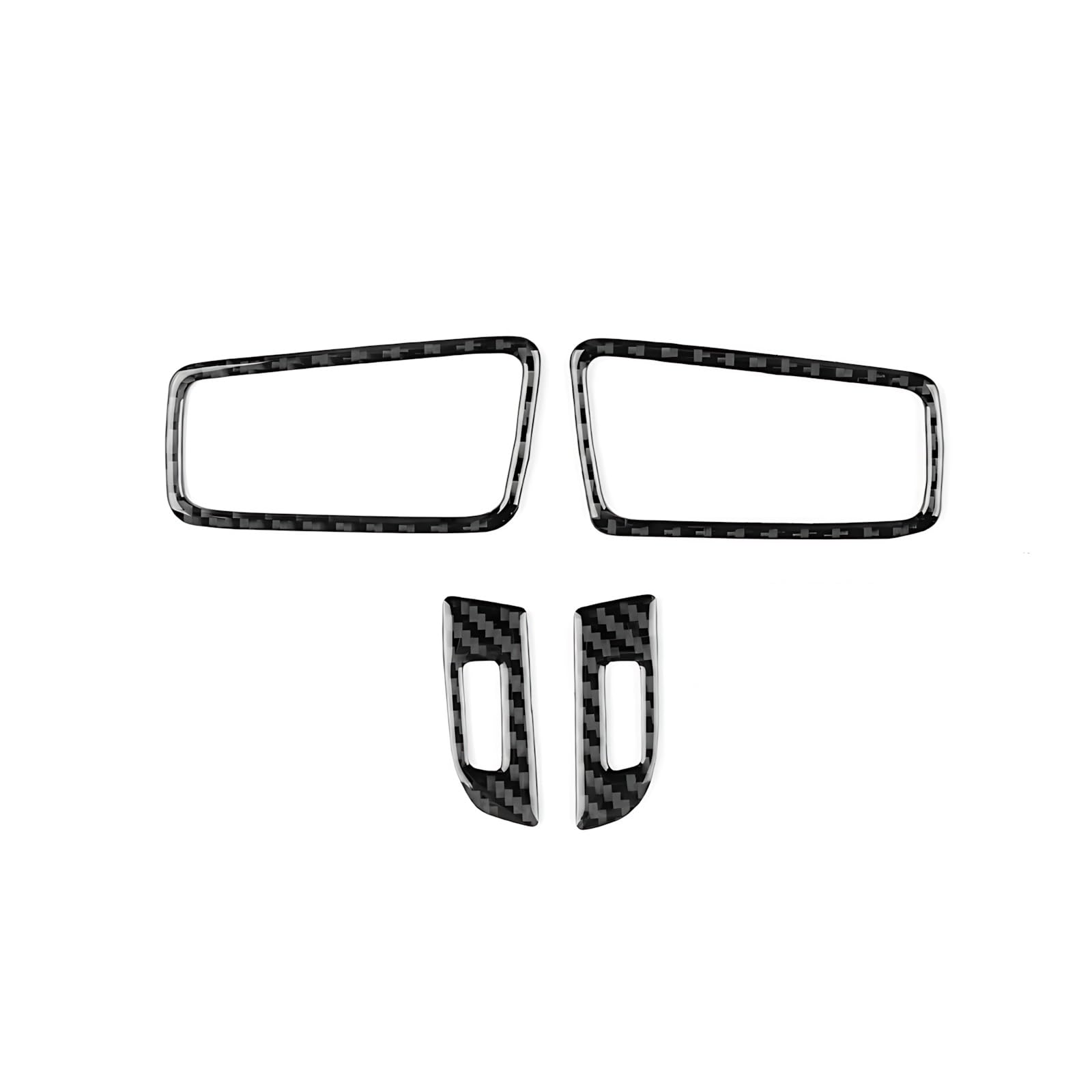 Dashboard Air Vent Frame Compatible with Toyota for RAV4 XA50 2019-2025 LHD RHD Car Side Air Vent Trim Frame Air Outlet Decorative Cover Sticker