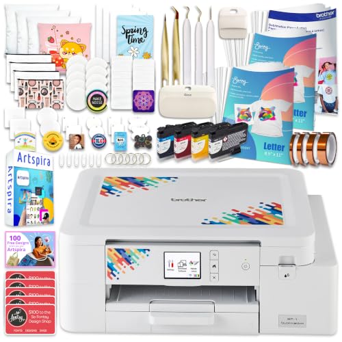 Brother SP-1 Sublimation Printer Deluxe Bundle with Full Ink...