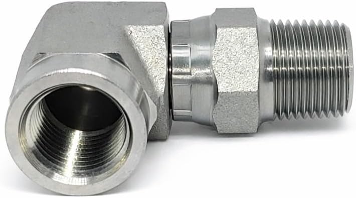 AF 5702-04-04 - #4 Male Pipe Swivel (.540''-18 Threads) X #4 Female Pipe (.540''-18 Threads)