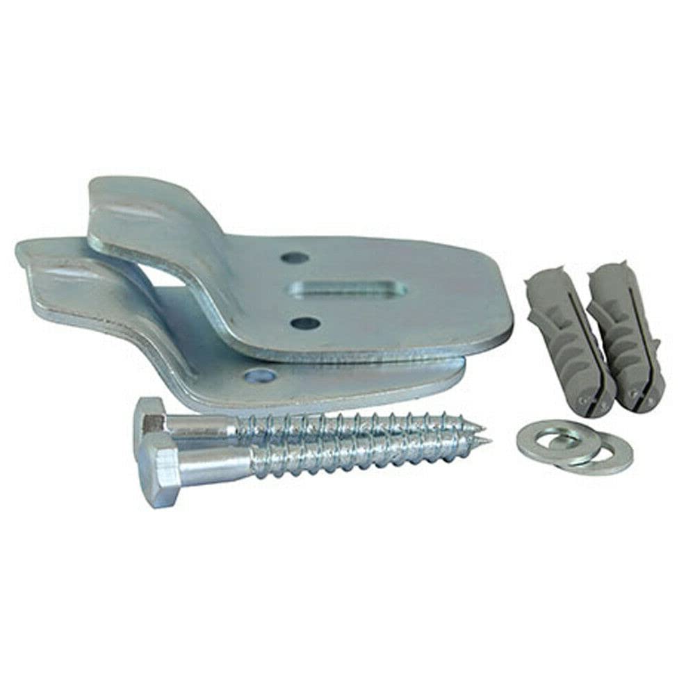 fiXte Washroom Bathroom Sink Cloakroom Basin Fitting Kit Bracket Corner Solid Fixing 8 Piece Set, Various - Image 2