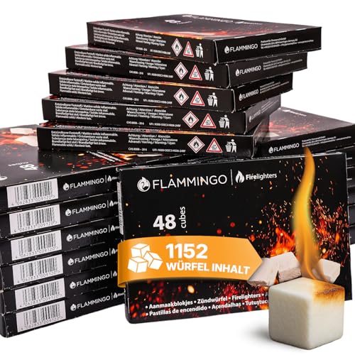 Belko 1152x Anzündwürfel Kaminanzünder Kohle-Anzünder BBQ-Grillanzünder Ofenanzünder (Ofen-anzünder, Anzündhilfe)