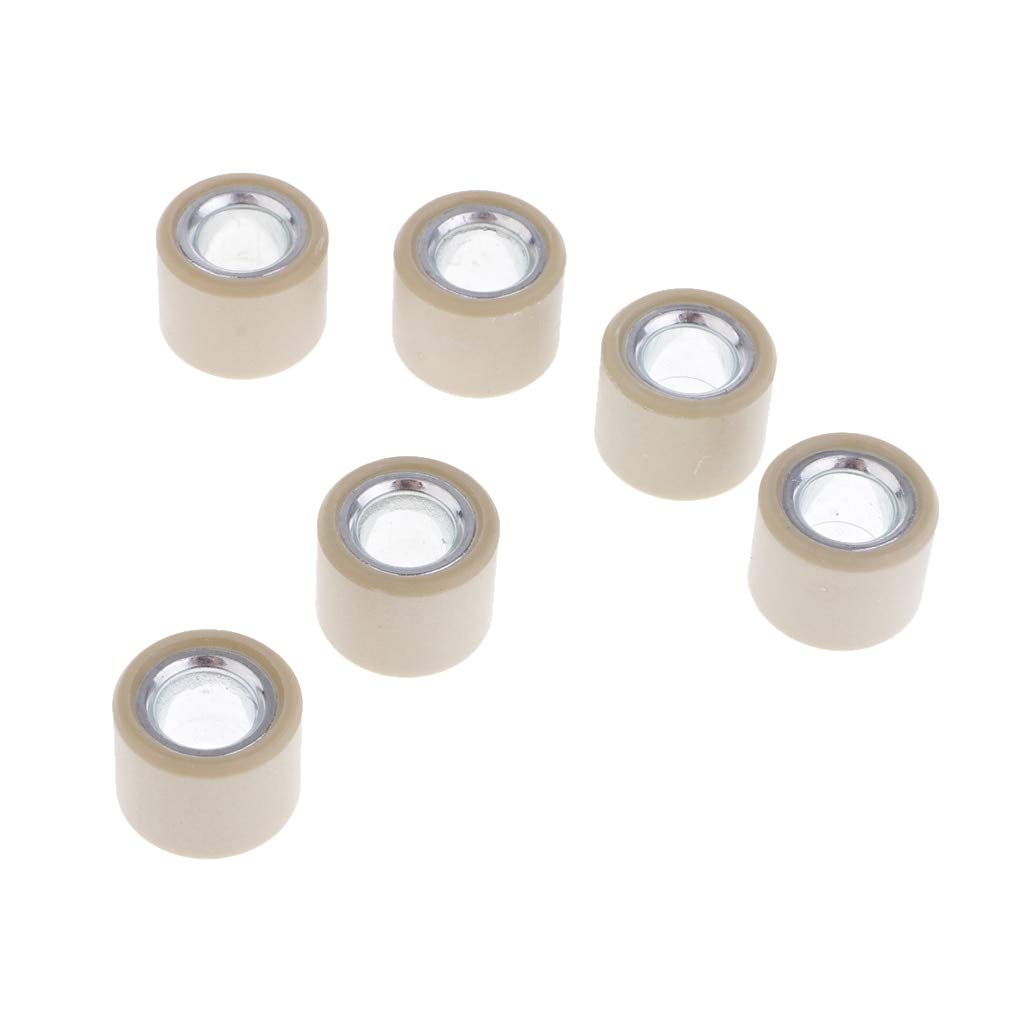 6 Pieces Variator Rollers Roller Weights 8.5g 16x13 For GY6 50CC 80CC Engine Scooter Variator Drive Wheel Assembly